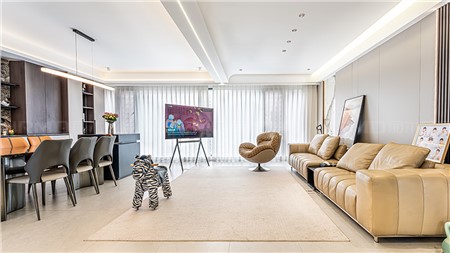 12.8w打造现代风格风格的家125m² | 丽尔曼顿全房全屋整装
