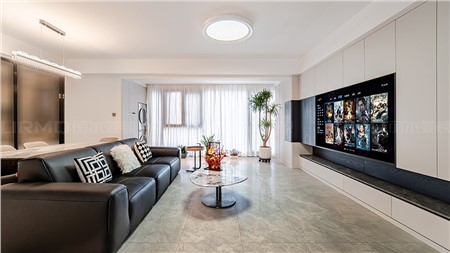 10.8w打造现代黑白灰风格的家126m² | 丽尔曼顿全房全屋整装