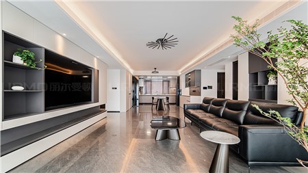 12.8w打造现代黑白灰风格的家188m² | 丽尔曼顿全房全屋整装