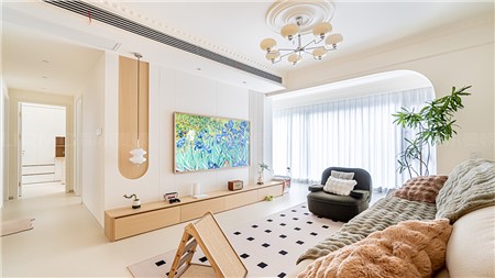10.8w打造原木奶油风格的家105m² | 丽尔曼顿全房全屋定制