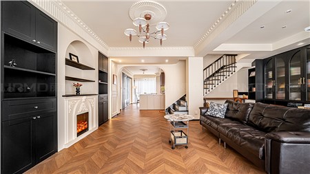 15.8w打造轻法中古风格的家156m² | 丽尔曼顿全房全屋定制