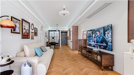 12.8w打造中古奶油风格的家98m² | 丽尔曼顿全房全屋定制