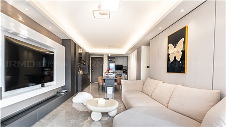 12.8w打造现代简约风格的家106m² | 丽尔曼顿全房全屋定制
