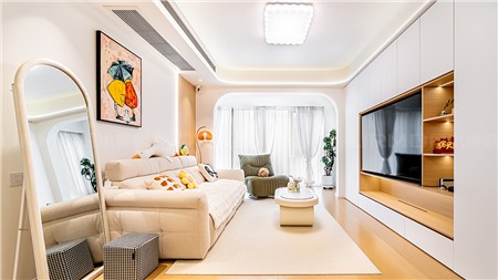 10.8w打造原木奶油风格的家103m² | 丽尔曼顿全房全屋定制